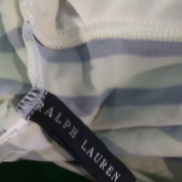 Ralph lauren S tankini stripe top red/white/blue - Picture 4 of 5